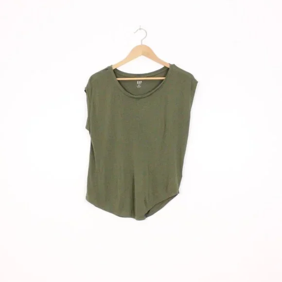 Gap Green Luxe Dolman Sleeve T-Shirt - Picture 4 of 9